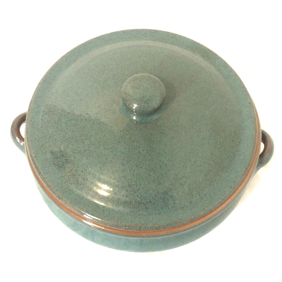 Brown's Pottery Arden N.C. 48 Covered Double Handle Casserole Dish - Picture 7 of 7